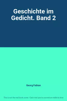 Couverture du produit · Geschichte im Gedicht. Band 2