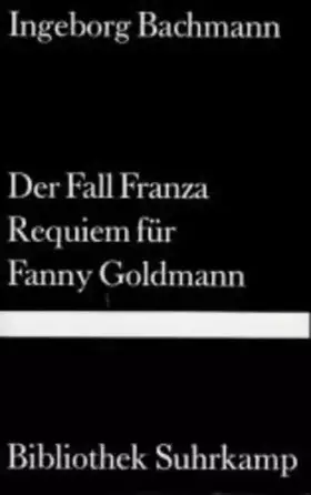 Couverture du produit · Der Fall Franza (Bibliothek Suhrkamp)