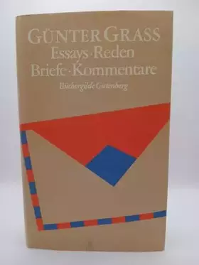 Couverture du produit · Essays, Reden, Briefe, Kommentare.