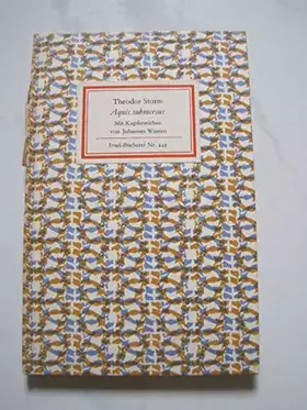 Couverture du produit · Aquis submersus Novelle Insel-Bücherei Nr. 249