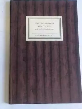 Couverture du produit · Der Zahir und andere Erzählungen