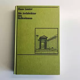 Couverture du produit · Die Architektur des Hellenismus