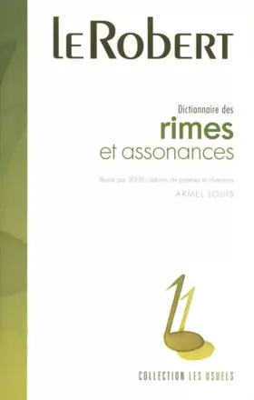 Couverture du produit · Dictionnaire des rimes et assonances