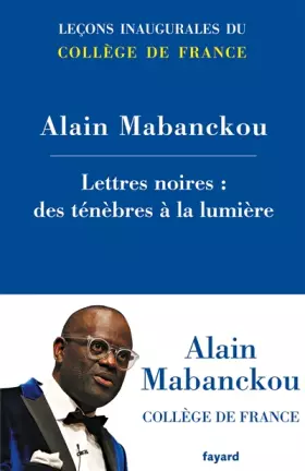 Couverture du produit · Lettres noires : des ténèbres à la lumière