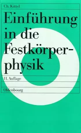 Couverture du produit · Einführung in die Festkörperphysik
