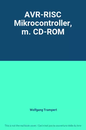 Couverture du produit · AVR-RISC Mikrocontroller, m. CD-ROM
