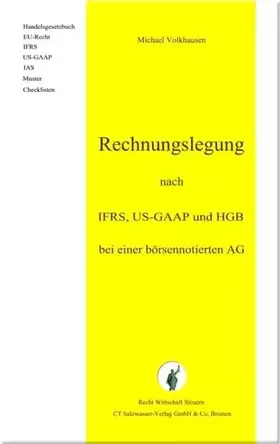 Couverture du produit · Rechnungslegung nach IFRS, US-GAAP und HGB bei einer börsennotierten AG