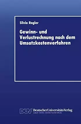 Couverture du produit · Gewinn- und Verlustrechnung nach dem Umsatzkostenverfahren