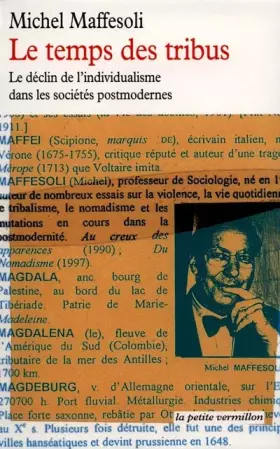 Couverture du produit · Le temps des tribus: Le déclin de l'individualisme dans les sociétés postmodernes