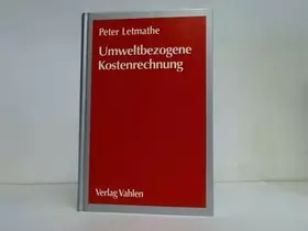 Couverture du produit · Umweltbezogene Kostenrechnung