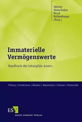Couverture du produit · Immaterielle Vermögenswerte: Handbuch der intangible Assets