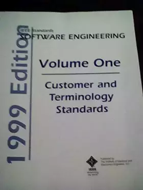 Couverture du produit · Customer and Terminology Standards (IEEE Software Engineering Standards Collection)
