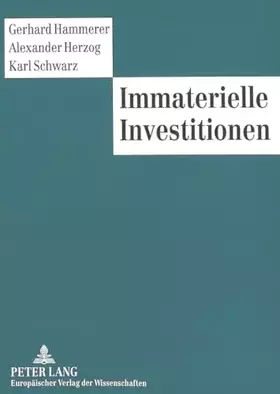 Couverture du produit · Immaterielle Investitionen