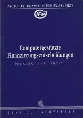 Couverture du produit · Computergestützte Finanzierungsentscheidungen