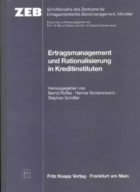 Couverture du produit · Ertragsmanagement und Rationalisierung in Kreditinstituten