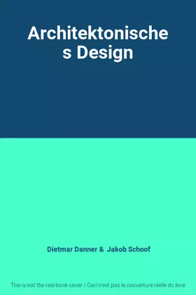 Couverture du produit · Architektonisches Design