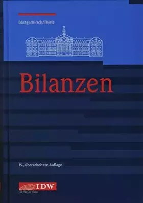 Couverture du produit · Bilanzen