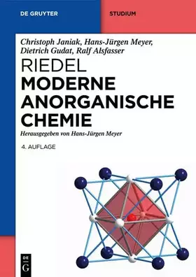 Couverture du produit · Riedel Moderne Anorganische Chemie (De Gruyter Studium)