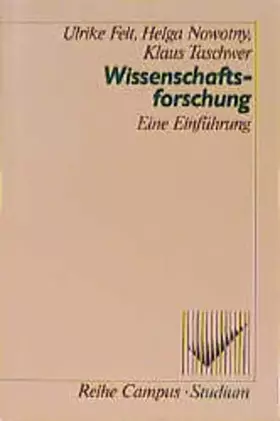 Couverture du produit · Wissenschaftsforschung: Eine Einführung (Campus »Studium«)