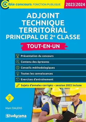 Couverture du produit · Adjoint technique territorial principal de 2e classe: 2021-2022