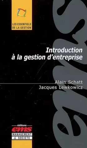 Couverture du produit · Introduction à la gestion d'entreprise