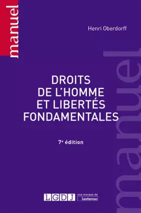 Couverture du produit · Droits de l'homme et libertés fondamentales (2019)