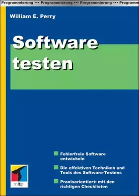 Couverture du produit · Software Testing
