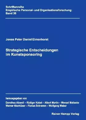 Couverture du produit · Strategische Entscheidungen im Kunstsponsoring (Empirische Personal- und Organisationsforschung)