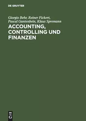 Couverture du produit · Accounting, Controlling und Finanzen: Einführung