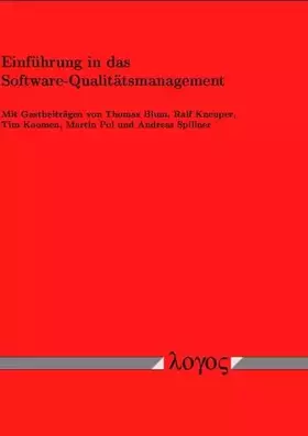 Couverture du produit · Schriften zum Qualitätsmanagement: Konstruktive und analytische Qualitätssicherung in Theorie und Praxis: Konstruktive Und Anal