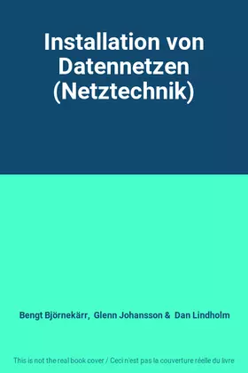 Couverture du produit · Installation von Datennetzen (Netztechnik)