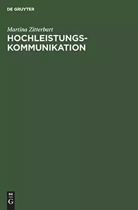 Couverture du produit · Hochleistungskommunikation, Bd.1, Technologie und Netze: Band 1: Technologie und Netze