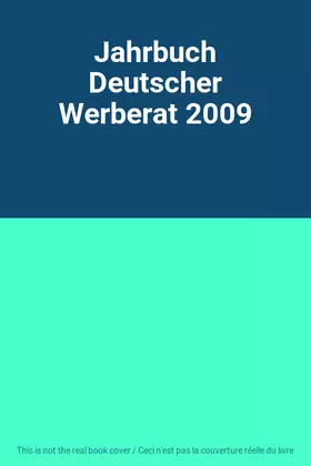 Couverture du produit · Jahrbuch Deutscher Werberat 2009