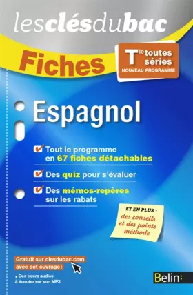 Couverture du produit · Espagnol TLE - Les Clés du Bac
