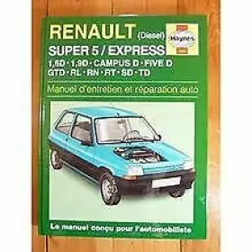 Couverture du produit · Renault Super 5 Diesel (French Service and Repair Manuals)