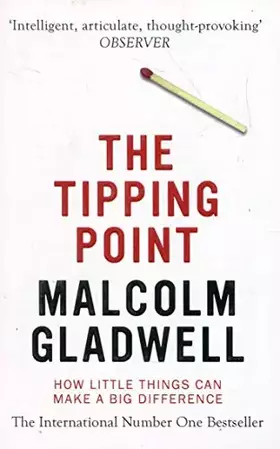 Couverture du produit · The Tipping Point: How Little Things Can Make a Big Difference