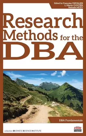 Couverture du produit · Research Methods for the DBA
