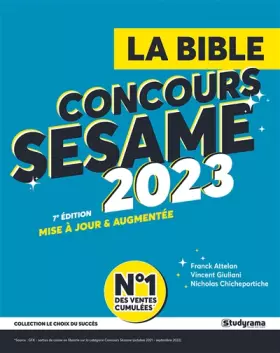 Couverture du produit · La bible concours SESAME 2023