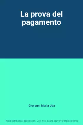 Couverture du produit · La prova del pagamento