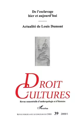 Couverture du produit · Droit et cultures, numéro 39