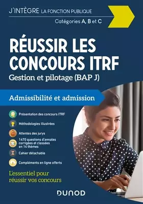 Couverture du produit · Réussir les concours ITRF: Catégories A, B, C - Option Gestion et pilotage