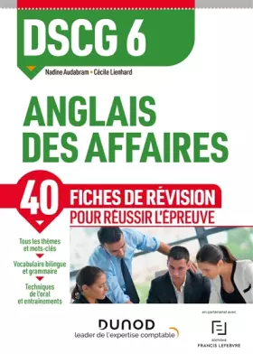 Couverture du produit · DSCG 6 Anglais des affaires - Fiches de révision: Réforme Expertise comptable