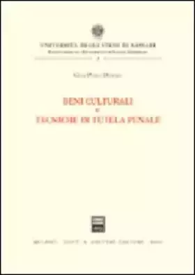 Couverture du produit · Beni culturali e tecniche di tutela penale