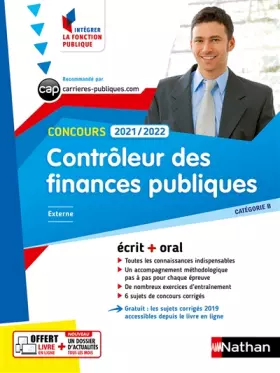 Couverture du produit · Contrôleur des finances publiques 2021/2022 - Cat. B - Intégrer la fonction publique N° 7 - 2021