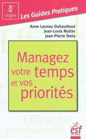 Couverture du produit · Managez votre temps et vos priorités