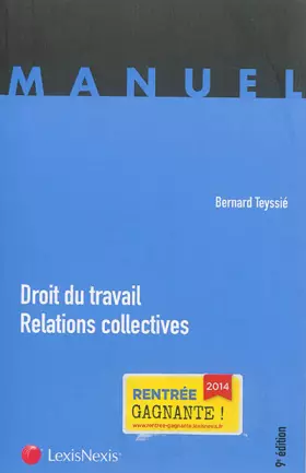 Couverture du produit · Droit du travail : Relations collectives