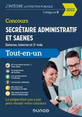 Couverture du produit · Concours Secrétaire administratif et SAENES - 2022 - Tout-en-un: Tout-en-un (2022)