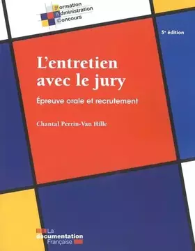 Couverture du produit · L'entretien avec le jury: Epreuve orale et recrutement