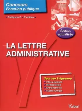 Couverture du produit · La lettre administrative - Catégorie C - Entraînement (2008)