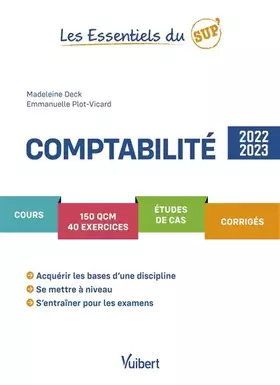 Couverture du produit · Comptabilité 2022/2023: Cours - QCM - Exercices - Etudes de cas - Corrigés